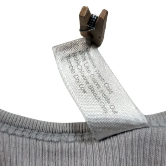 J.Crew Women's Gray Ribbed Sleeveless Tank Top - S - Picture 3 of 6